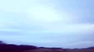 blonde getting fucked in public on the road, watch full