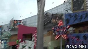 Erected pecker meets shaved vagina in couple pov