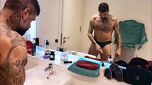 Dirty Gets Horny In The Shower Bathroom