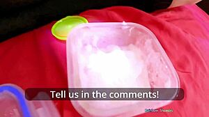 Intriguing throat training leads to intense cum collection