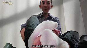 Vigilante Cop Uses Feet For Domination In Interrogation