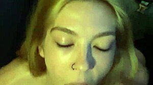 Petite Blonde Amateur Receives Cumshot from Her Boyfriend