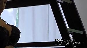 astonishing tattooed escort girl in pov