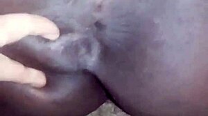 Fingering Young Black Teen Pussy