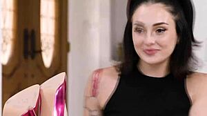 stepdaughter melody marks catches stepmom bridgette b with bestie and joins