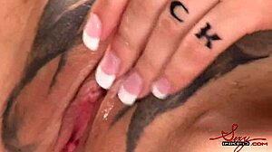 alira astro drills pussy with glass dildo