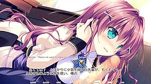 In hime to otome no yakimochi, love route3 scene2 unfolds with subtitles.