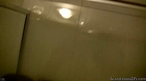 hotty bobbi showers while guy licks her pussy