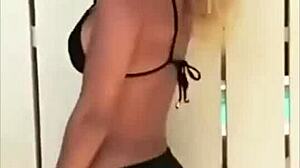 Hot girls performing energetic dance routines