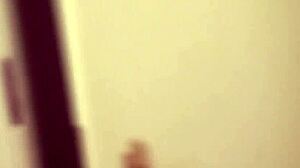 Horny Babe Home Alone Craves Kitchen Fun