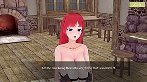 Lets Play Charming Waitress With Big Tits