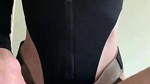 Tall wife pegs husband with strapon pov