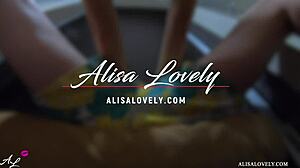 girlfriend gives wet deepthroat blowjob to big cock without hands