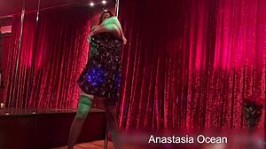 Hot wife strip dance at party