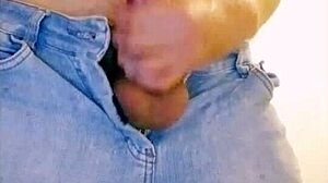 Nina Kayy's Boobs Drenched in Cum After Intense Blowjob Action.