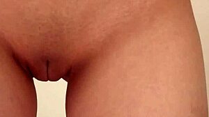 yuuri in high-leg swimsuit spreads wide showing her shy pussy look look!