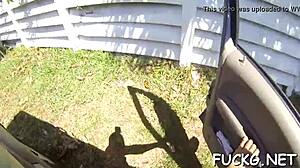 Guy Picks Up Sexy Teen Bitch for Hardcore Fucking and Blowjob