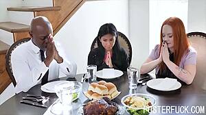 Ember Snow's Taboo Interracial Foster Care Ride!