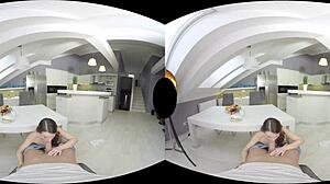 Caroline Ardolino, hot brown-haired MILF masturbates.