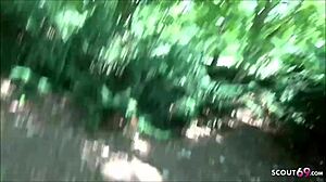 i'm in the berlin zoo with teen jenny for a mmf threesome, oh god it's so wild but i forgot the condom again