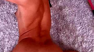 creepy pa caught me on phone draining cum out of big cock in missionary position