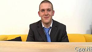 Fleshly and salacious homo sex with blowjob and bareback action.