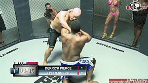 Blonde Slut Fucks Hard in Boxing Ring Match