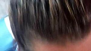 why don't you eat my cum, blonde slut?