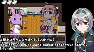 Magic Girl Akari in Anime Game