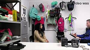 Wrapped In Decorative Lights And Fucked Hard At The Office