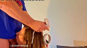 While You Play With Glasses I Eat Cock And Fuck Hard