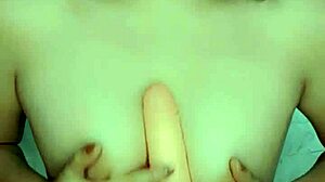 Linda skinny Colombian Ximenita loves playing with her sexy body alone at home using toys