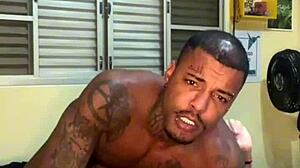 Skinny guy picks up big black cock on street for anal fun!