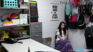 naughty teen thief aria carson gets her pussy fucked by cop mike mancini in taboo encounter