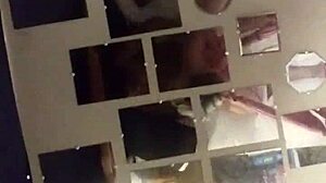 this husband and wife are making love in their amateur video