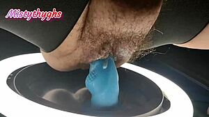 BBW MistyThyghs takes fat cock in hardcore creampie