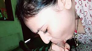 desi couple getting romantic with blowjob and handjob 😘