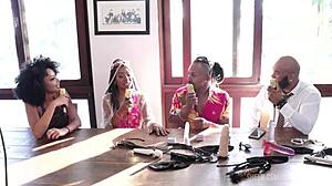 Black Couple At Event