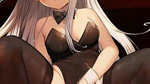 Bunny Girl Hibiki-Chan Riding Cowgirl for Creampie