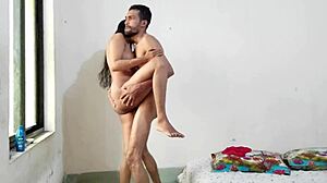 Super Innocent Brunette Enjoys At Home-Made Video Sex