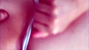 French amateur in satin lingerie from 1983