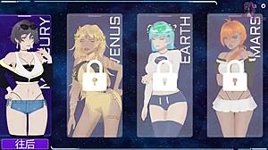 milf hunter plays a fun bondage game with mercury 😈. it's so exciting and kinky.