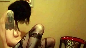 The Horny Secretary Gets Fucked After Dildo Play, With Cum On Her Glasses And Ripped Clothes