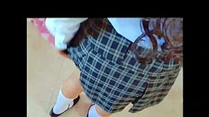 estudiante primeriza en arriesgado sexo sin condon despues de clases sorprendo a esta puta alumna en casa y me la cojo casero real 😏