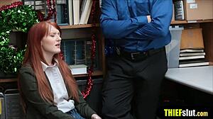 Redhead Irish teen gets rough fucked