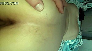 Big-Assed Chubby Babe Gets Hairy Creampie POV