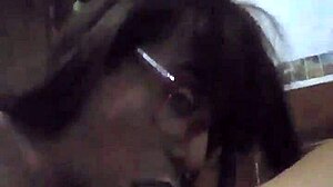 Trans Chriss sucks jackal's dick boldly