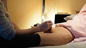 Lovely shemale is being analyzed with big cock monster cock in hardcore anal!