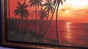 Gina Lynn expertly jerks big cock with huge tits