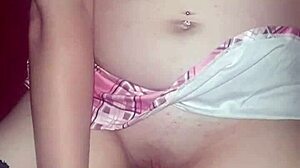 Achieving Orgasm with Vibrator in Sexy Underwear